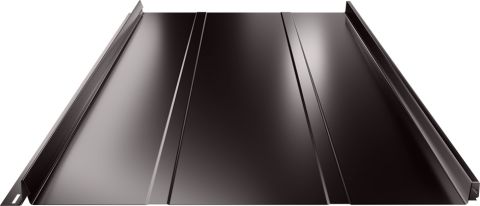 Кликфальц TERRANO Superior HB 30/525 Zn 275 г/м² Тёмно-коричневый RAL 8019