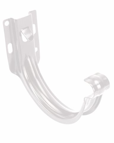  Кронштейн металлический короткий для желоба GALECO STAL120 Белый RAL 9003